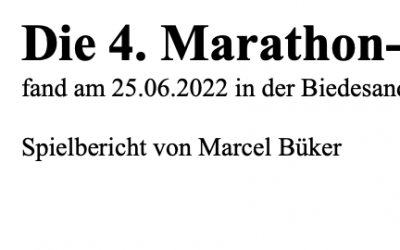 Die 4. Marathon-Chouette